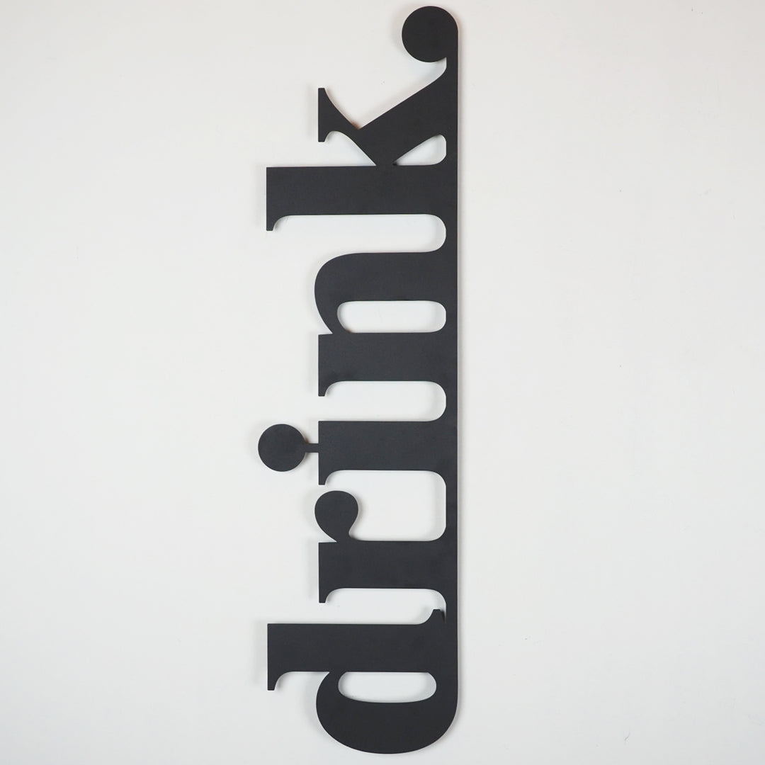 Drink Metal Wall Art - APT496