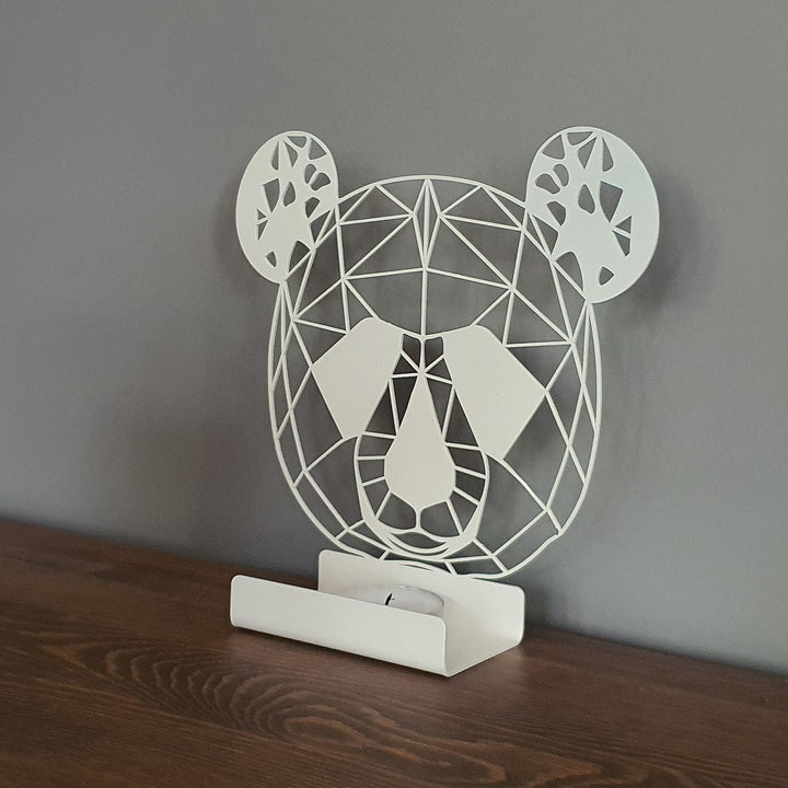 Panda - Personalized Metal Candle Holder - APH012