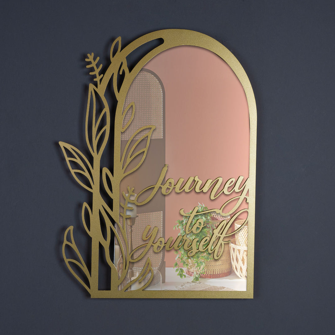 Journey to Yourself - Mirror Metal Wall Art - APT539