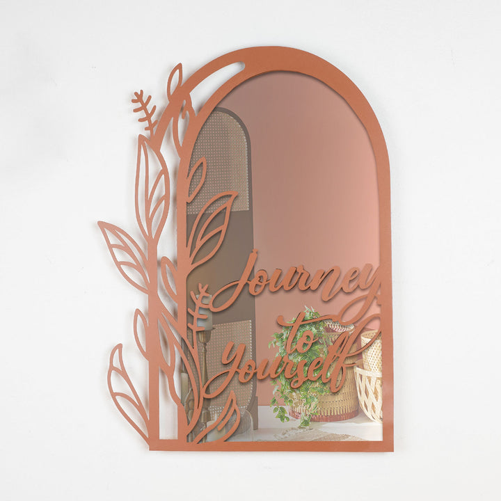 Journey to Yourself - Mirror Metal Wall Art - APT539