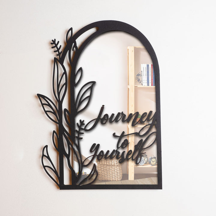 Journey to Yourself - Mirror Metal Wall Art - APT539