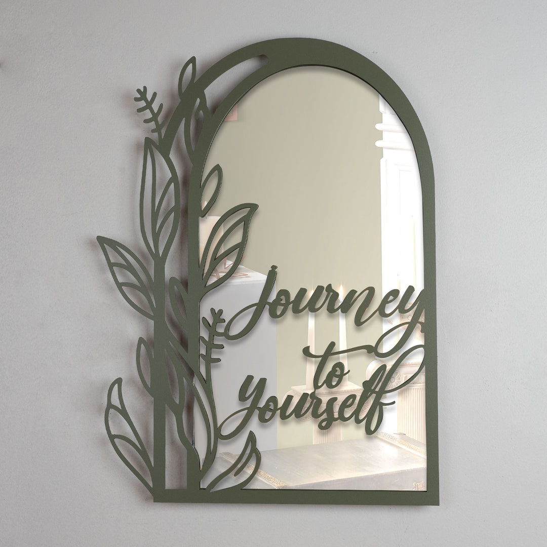 Journey to Yourself - Mirror Metal Wall Art - APT539