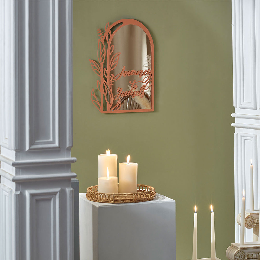 Journey to Yourself - Mirror Metal Wall Art - APT539